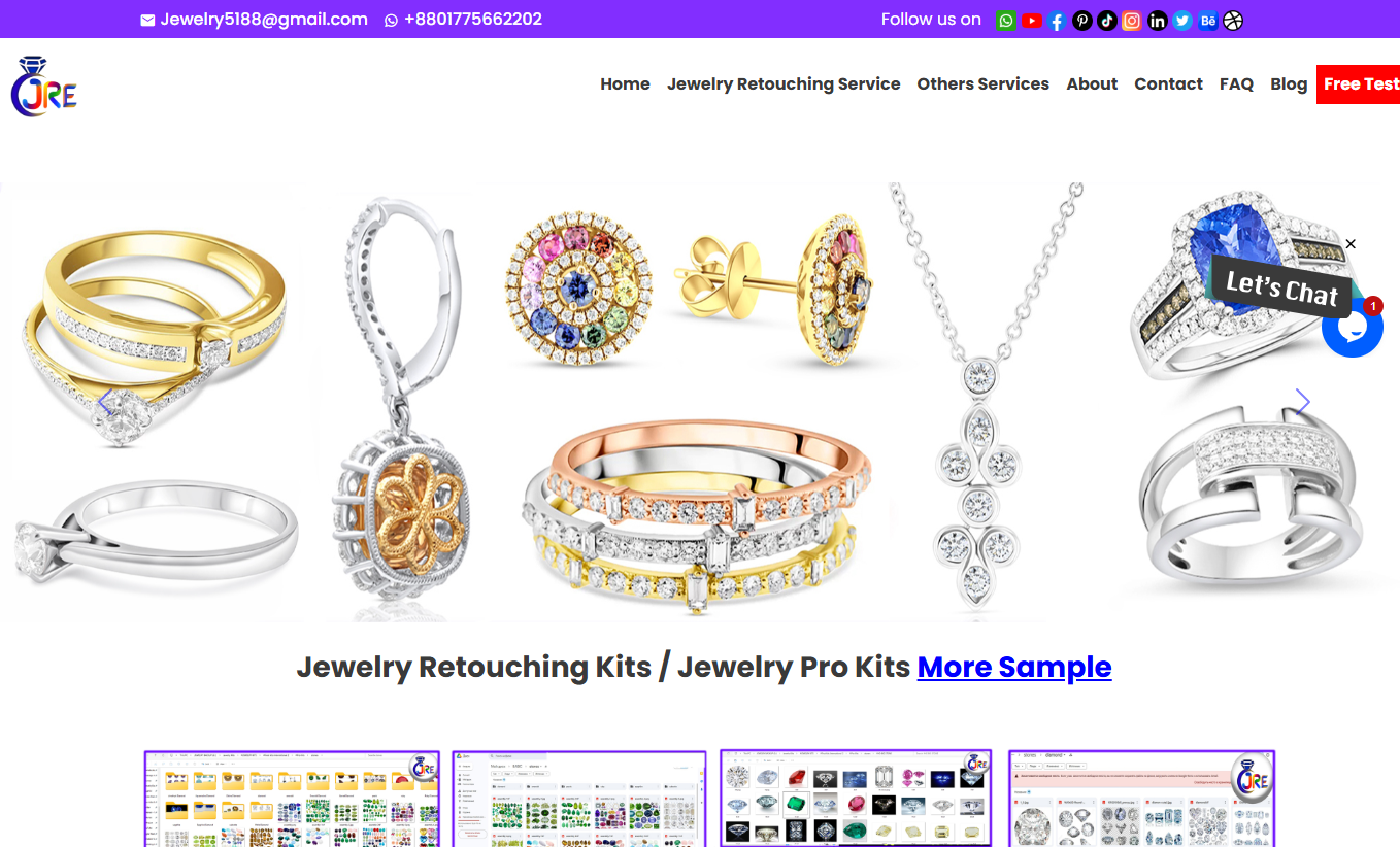 Jewelry Retouching Service